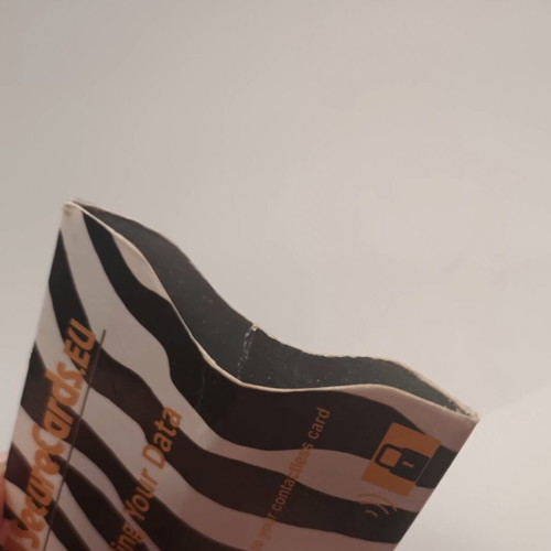 Card holder with RFID protection like new