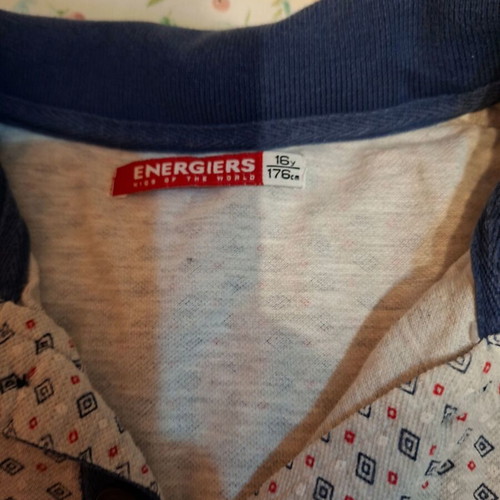 Energiers Polo Shirt like new, blue, size 176 cm for 16-year-old boy