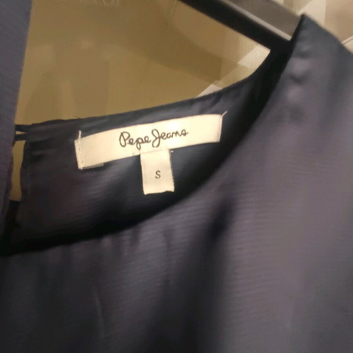 Pepe Jeans navy blue mini dress with belt like new