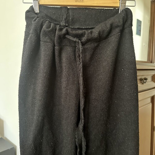Winter knit black pants like new, size XS