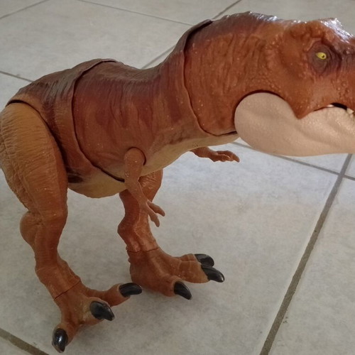 Jurassic World Chaos Large T-Rex Brown 25x57cm used