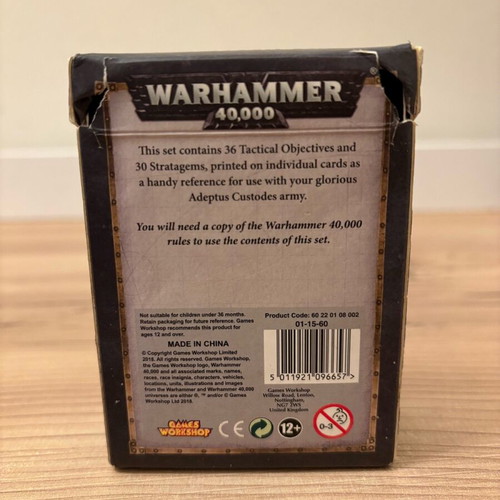 Warhammer Datacards: Adeptus Custodes used
