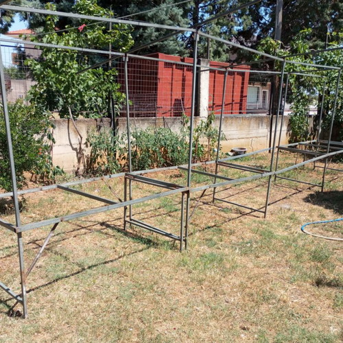 Market stall with metal frame like new, 6 meters