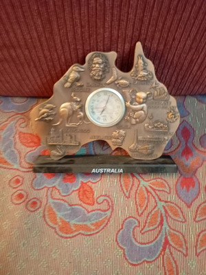 Decorative clock from Australia