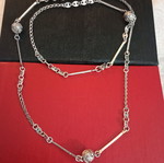 Lalaunis A21 925 silver necklace used vintage, length 75cm authentic