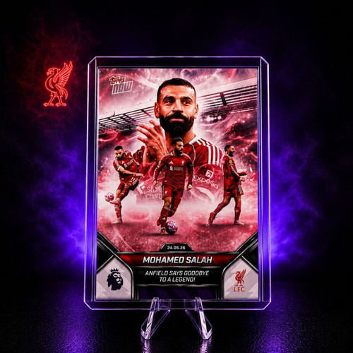 Mohamed Salah 2025-26 Premier League Topps NOW® card new