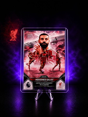 Mohamed Salah 2025-26 Premier League Topps NOW® card new