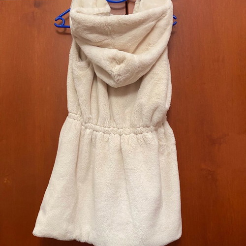 Faux Fur Vest like new, beige, size M