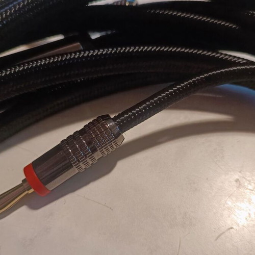 Audio cables for speakers new, 2 pieces 3m OCC copper