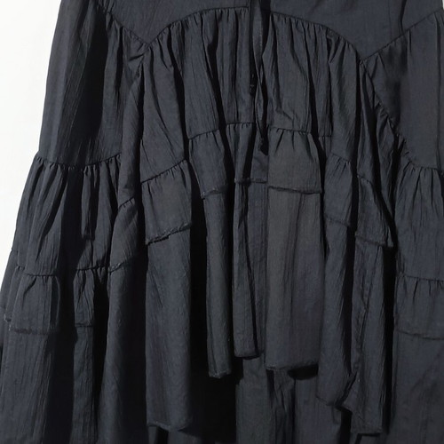 Decibel cotton skirt, black, size S