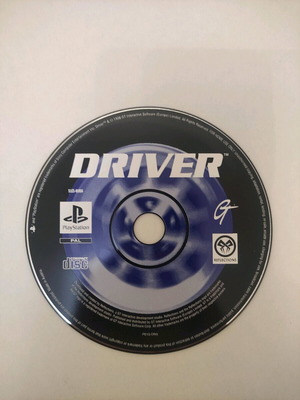 Driver original PS1 PAL game disc in like new condition