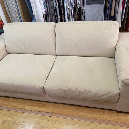 Natuzzi 3-seat sofa 2.10x0.90, washable Al Cadara fabric