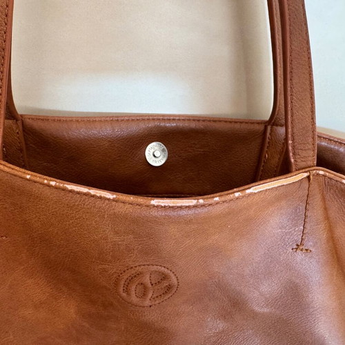 Pepe Jeans shoulder bag used, brown leather shopper