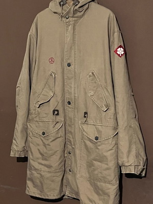 Replay parka jacket men’s used, size XL, light brown