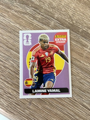 Lamine Yamal World Cup Extra Sticker new