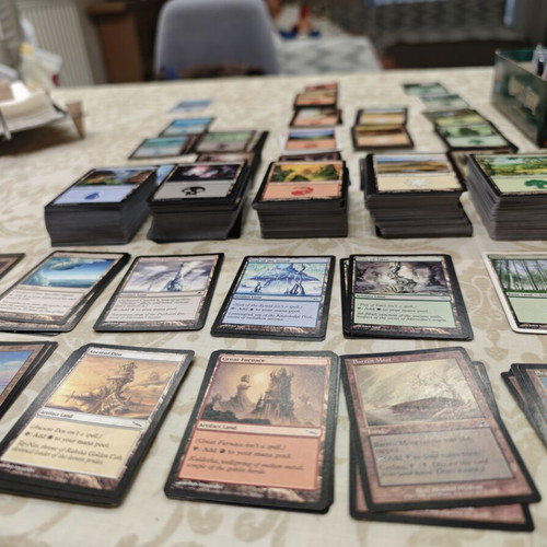 Magic The Gathering Lands cards like new