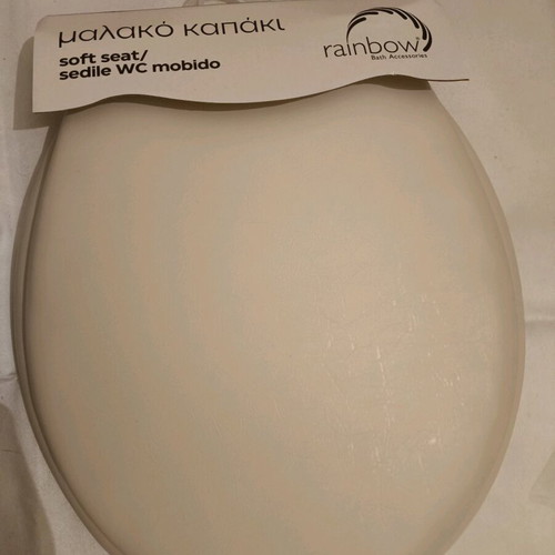 Soft seat WC new in beige color