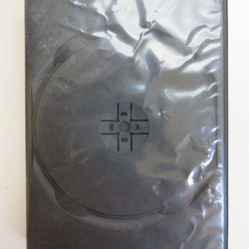 DVD case 10-disc used, black with red lines