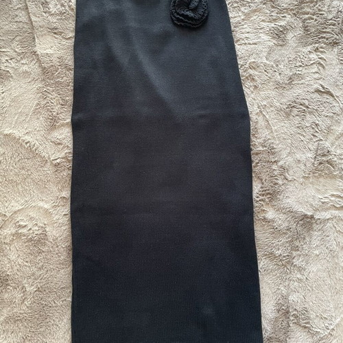 Combos Knitwear black knit summer skirt medium, like new