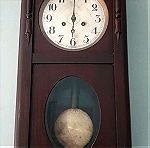  FMS box ρολόι τοίχου με εκκρεμές.  Αρχές 20ου αιώνα.