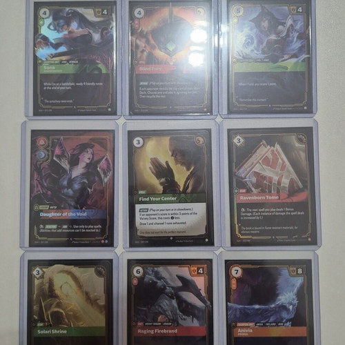 League of Legends TCG in perfect condition with sleeve and toploader