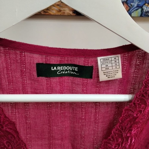 La Redoute Créations dress size 38 fuchsia like new
