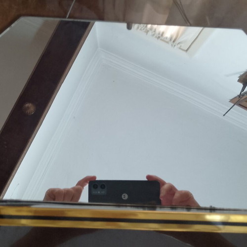 Vintage mirror with shelf
