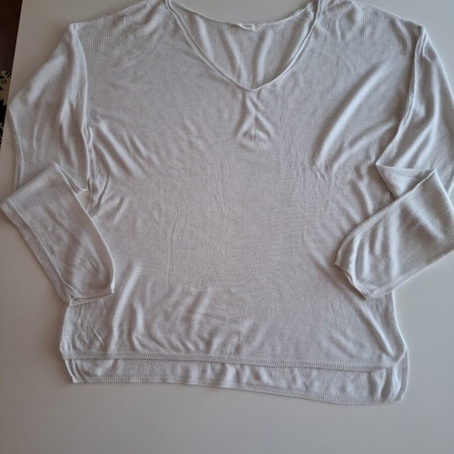 Naf Naf thin white sweater XL used