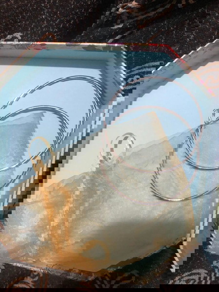 Големи ненаситени обръчи- Обици