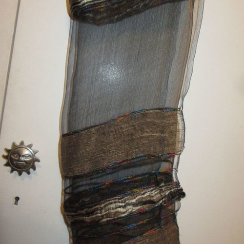 Silk women's evening scarf new, 100% silk