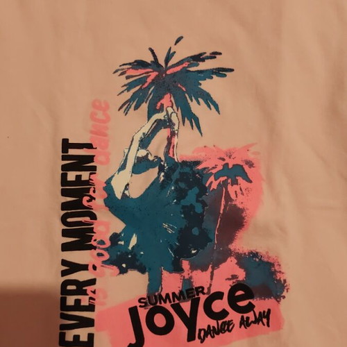Joyce pink girls' t-shirt