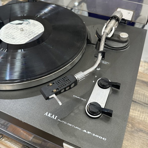 Akai AP100C turntable used, fully functional with cartridge and needle