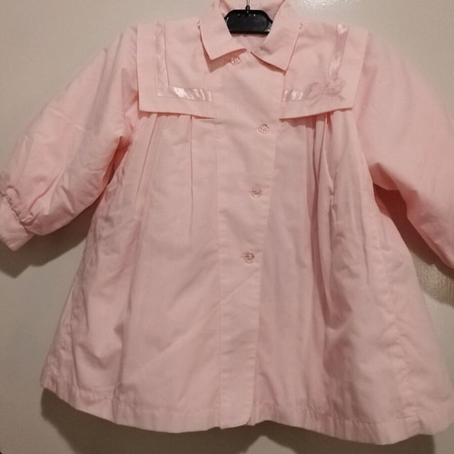Pink coat for girl 2-3 years like new
