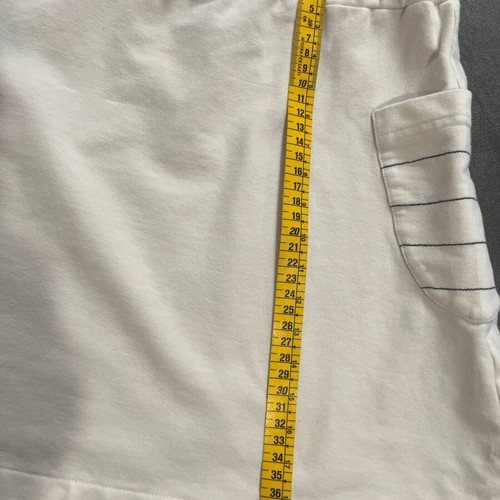 Mini summer skirt fleece size L like new, white