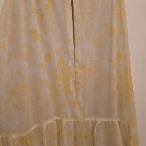 Project Soma dress like new, medium/large, white and yellow, with belt
