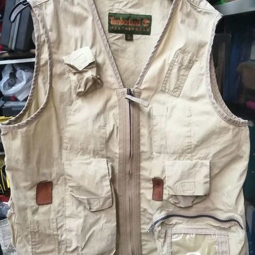 Timberland Weather Gear Waterproof Jacket like new, beige, size M