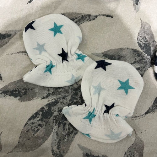 Newborn hat mittens and socks set 100% cotton