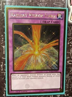 Radiant Mirror Force card like new with Ultra Pro sleeve