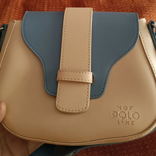 VQF Polo Line shoulder bag new, pink and blue shades