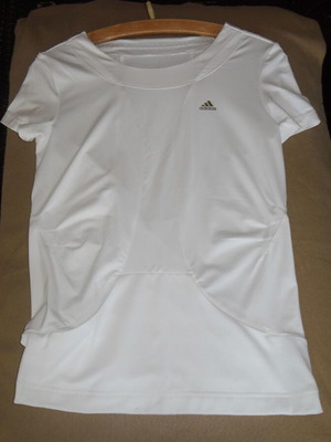 Adidas μπλούζα με τσέπες μέγεθος M/L σαν καινούργιο, άσπρη