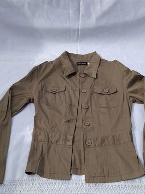Women's thin brown jacket used, size small
