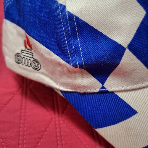 Hellas Cap one size 100% cotton like new, blue