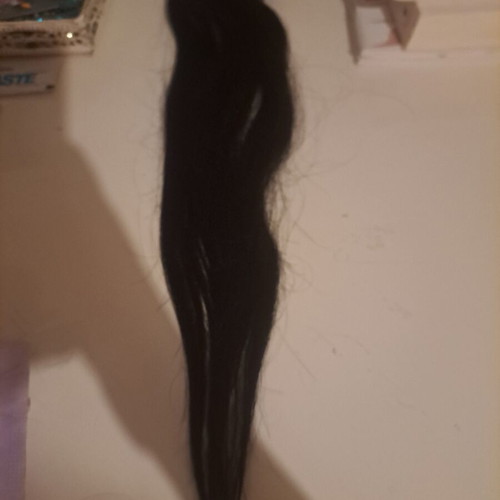 She Italian natural black hair extensions, 4 pieces, various lengths