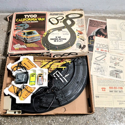 Tyco California Van Electric Racing set used