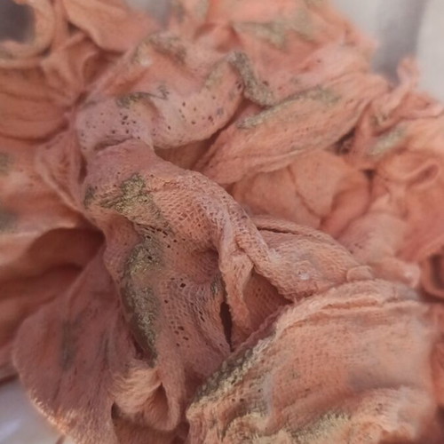 Venetian mask like new, made of baked clay and gauze