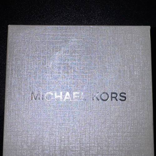 Michael Kors necklace new, gold plated with zircon