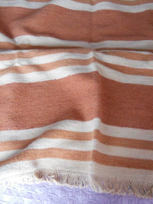 Woolen Dhurry woven rug used 2.20 x 1.60 m from India