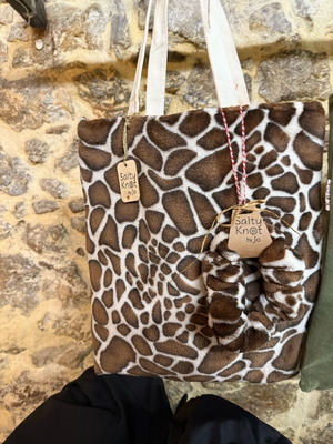 Shopper shoulder bag new with matching scrunchie gift