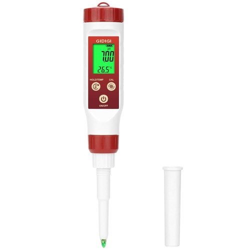 GIDIGI Digital pH Meter for Food like new with spear-type probe and ATC