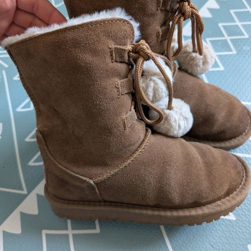 Pepe Jeans boots for girls used, white and beige, size 33